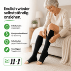 OrthoVera™ Kompressionsstrümpfe mit Reißverschluss