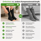 OrthoVera™ Kompressionsstrümpfe mit Reißverschluss