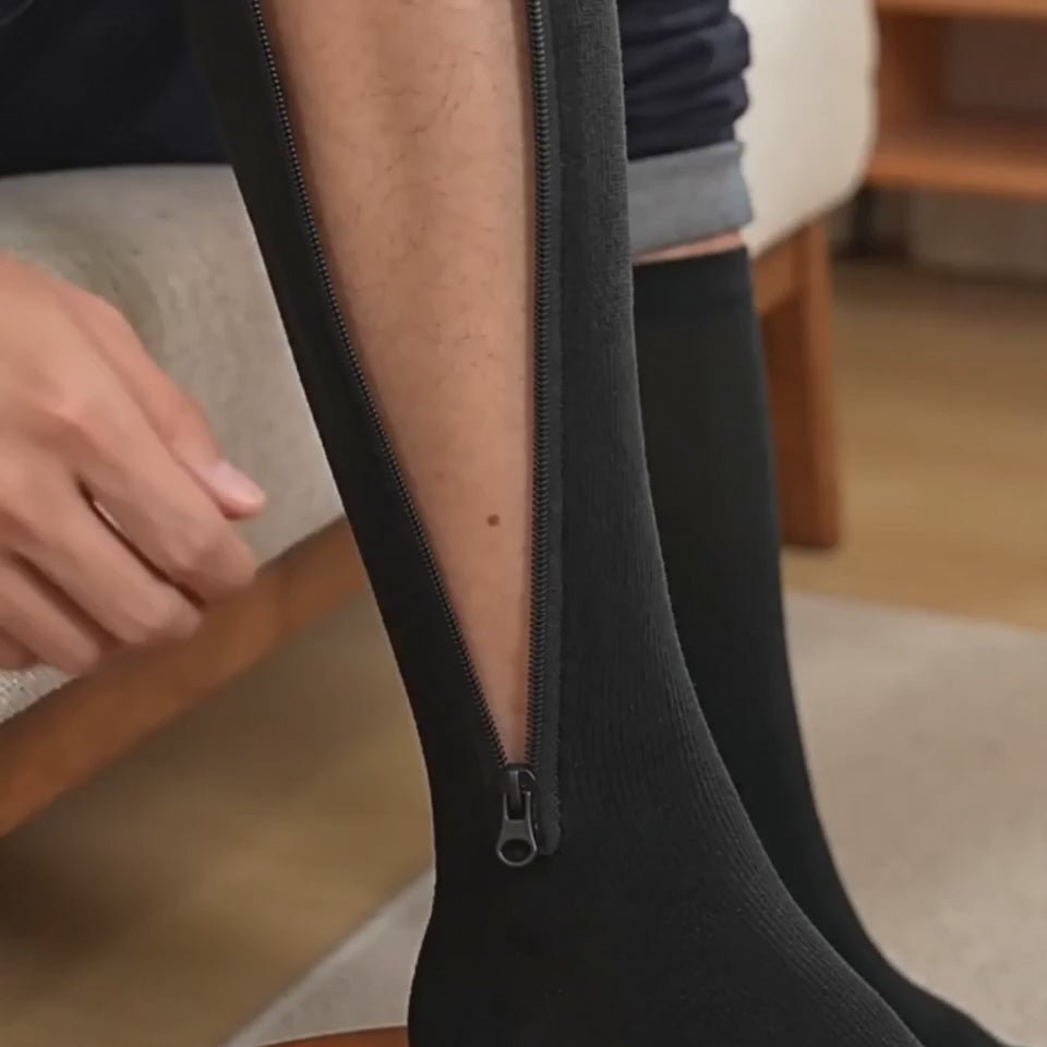 OrthoVera™ Kompressionsstrümpfe mit Reißverschluss